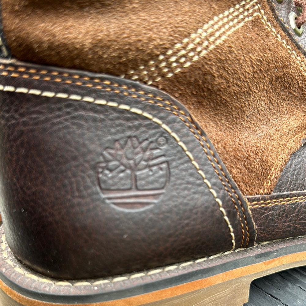 Timberland Men's Brown and Tan Leather Boots - Picture 7 of 14